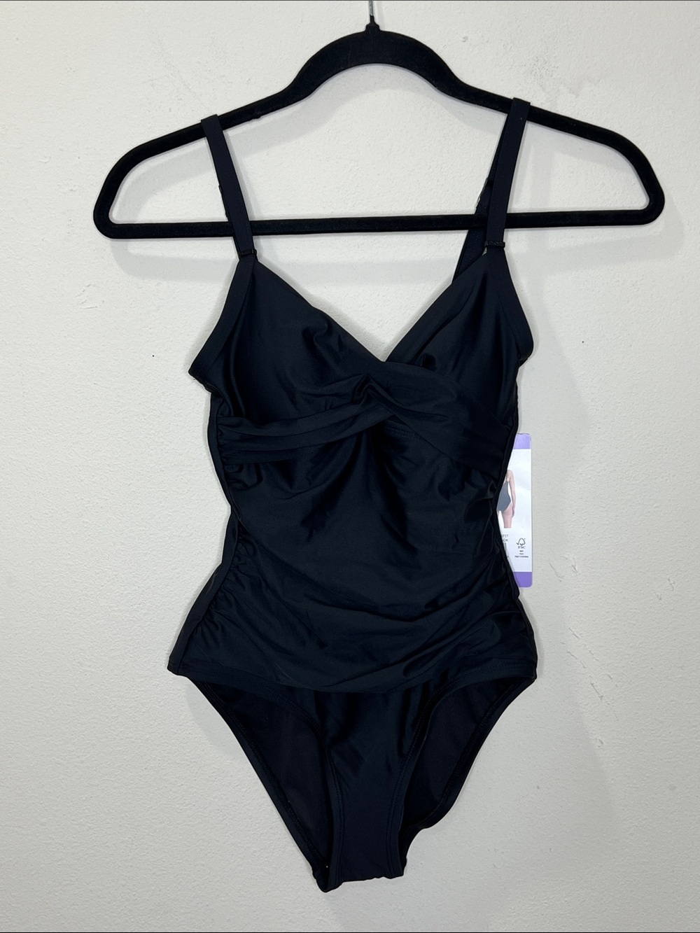 DKNY Black One-Piece Bodysuit